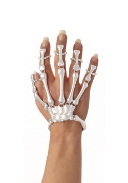 Pulsera de mano de esqueleto
