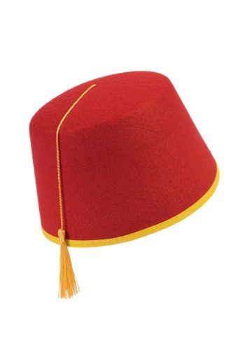 Sombrero rojo de Fez para adulto
