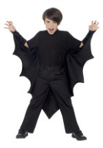 Niño Black Bat Wings Imagen 2