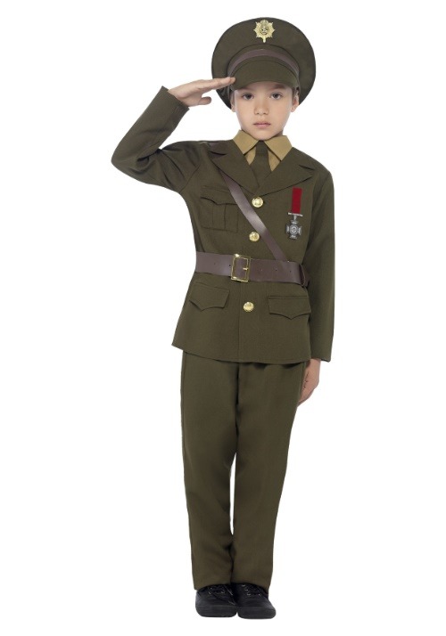 Disfraz de Oficial del Ejército para niños