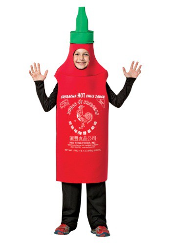 Disfraz de Sriracha para niños