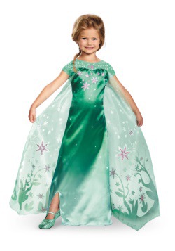 Disfraz de Elsa Frozen Fever Deluxe para niñas