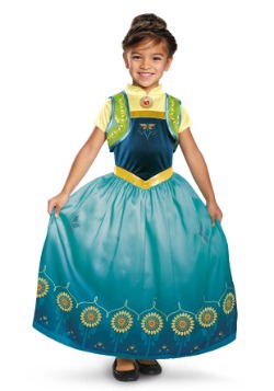 Disfraz de Anna Frozen Fever Deluxe para niñas