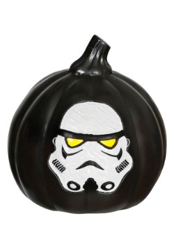 Calabaza negra con luz Stormtrooper Star Wars