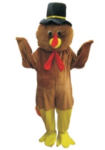 Disfraz de mascota pavo de Día de Acción de Gracias