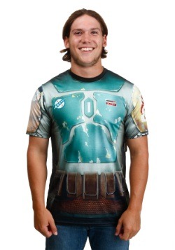 Camiseta sublimada con el atuendo de Boba de Star Wars
