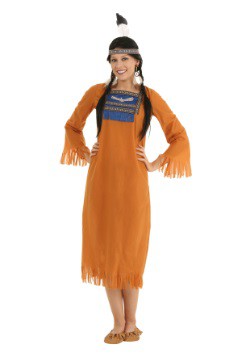 Vestido indio nativo para mujer