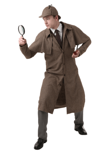Disfraz de Sherlock Holmes talla extra
