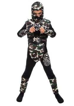Boy's Camo Ninja Costume