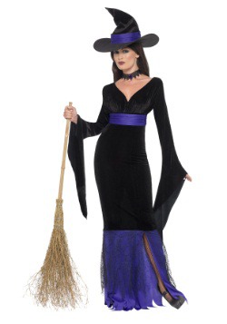 Disfraz de bruja glamorosa para mujer