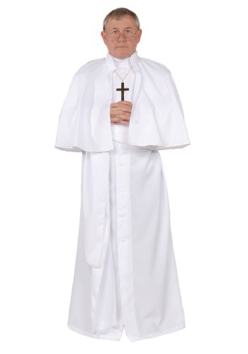 Disfraz de Papa talla extra para hombre