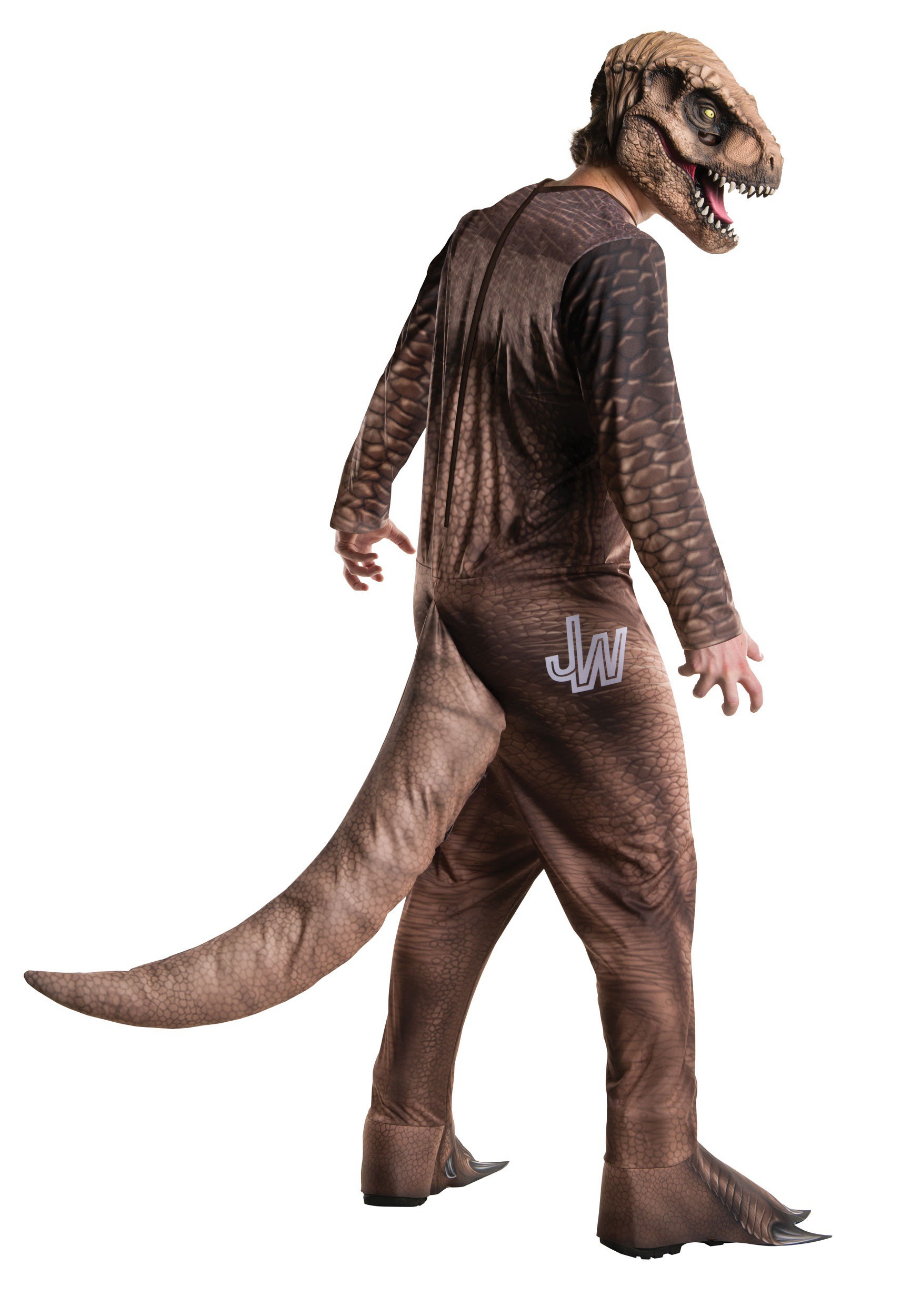 seguro Víspera de Todos los Santos minusválido Disfraz de T-Rex Jurassic World para adulto