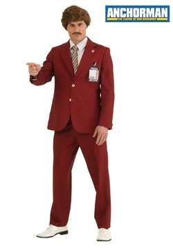 Disfraz auténtico de Ron Burgundy talla extra
