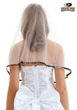 Velo de novia roble con musgo
