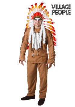 Traje indio de la gente de la aldea