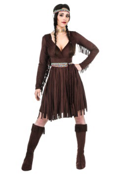 Vestido de mujer nativo-americana para mujer talla extra