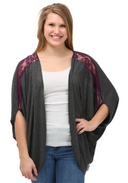 Hawkeye Dolman Shrug para mujer