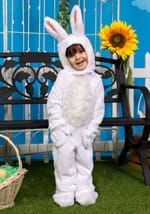 Vestido conejo blanco con cara abierta para niños pequeños