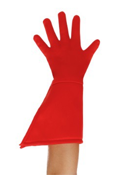Guantes rojos de superhéroe para niños