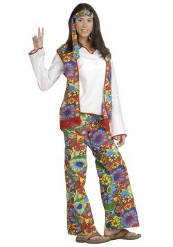 Disfraz de nena hippie