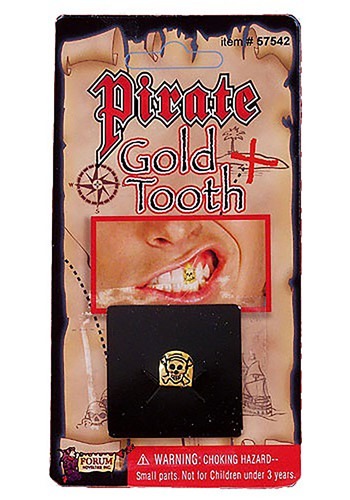 Diente de oro de pirata