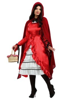 Disfraz de Caperucita Roja de cuento de hadas talla extra