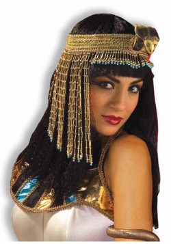 Cinta para el pelo de serpiente con cuentas de Cleopatra