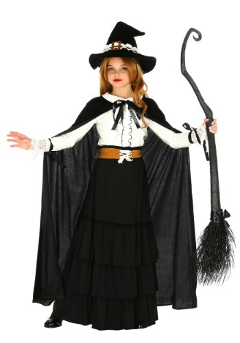 Disfraz de bruja Salem para niña