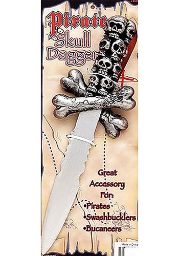 Daga de calavera pirata