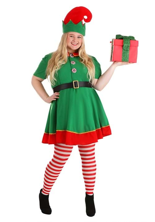 Disfraz de talla para mujer Elf Holiday Plus