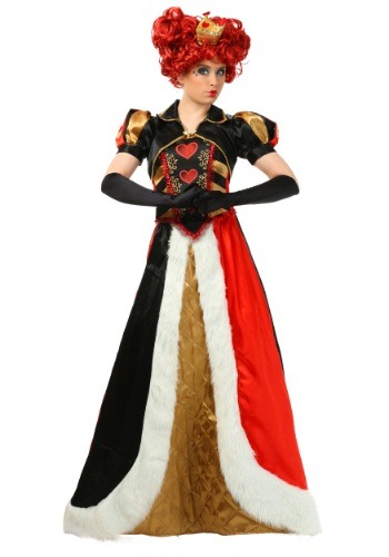 Auténtico disfraz de reina de corazones de Disney para mujer