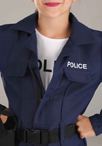 Girl's Tactical Cop Jumpsuit Alt 3