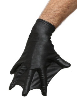 Guantes de telaraña negros para adulto