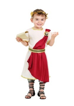 Disfraz de senador romano para niños pequeños
