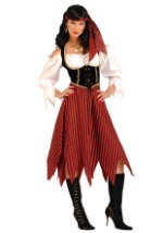 Disfraz de doncella pirata para adulto