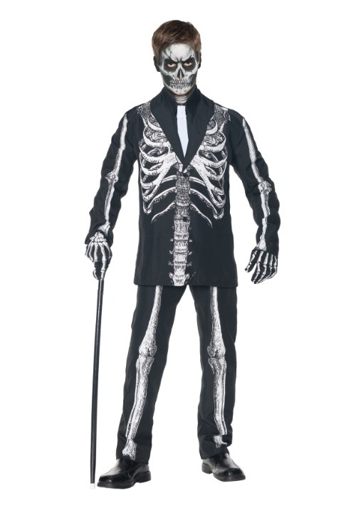 Disfraz de esqueleto de niños