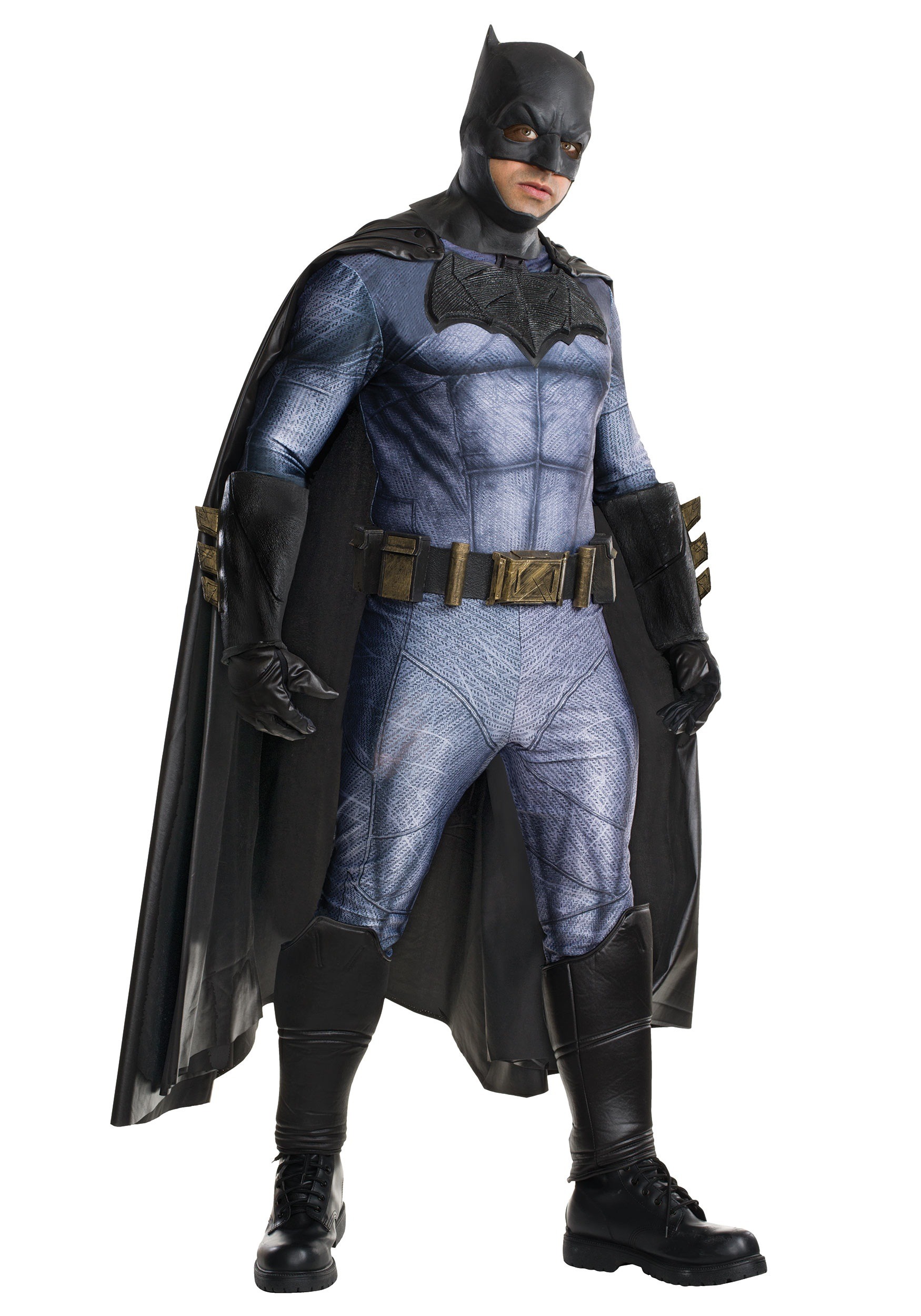 Se infla Correctamente etiqueta Disfraz de Batman Dawn of Justice Grand Heritage para hombre