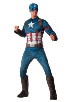 Disfraz de Capitán América de la Guerra Civil Deluxe para ho