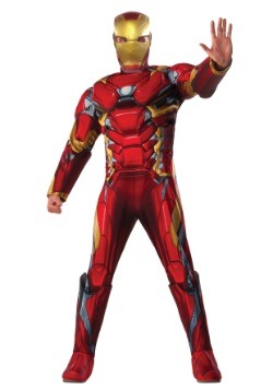 Disfraz de Iron Man Deluxe de Civil War para hombre