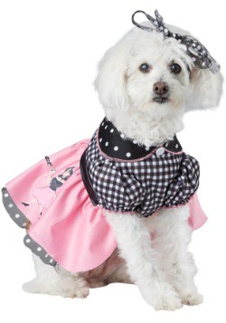 Disfraz con falda de poodle
