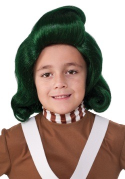 Peluca de Oompa Loompa para niño
