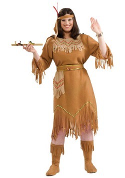 Disfraz americano nativo talla extra