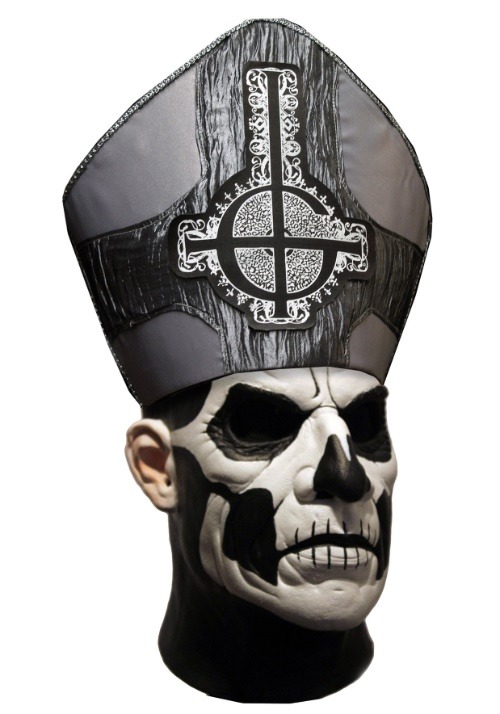 Máscara de Papa II fantasma para adulto