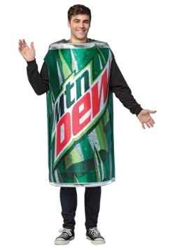 Disfraz de lata de Mountain Dew