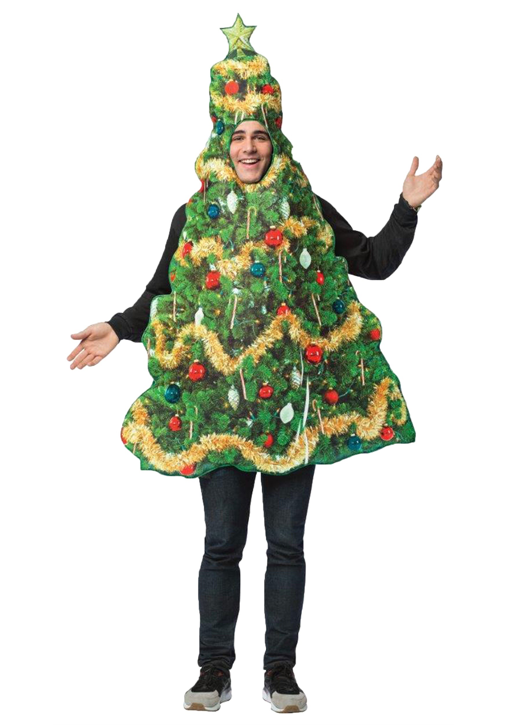 Escepticismo Debilitar Amedrentador Disfraz de árbol de Navidad para adulto