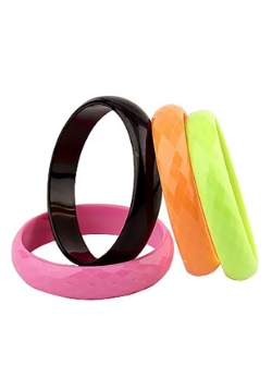Pulseras de neón de los años 80