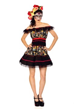 Vestido de fiesta de los muertos