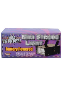 Mini luz estroboscópica LED con trueno