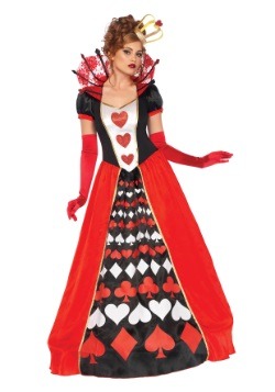Disfraz deluxe de Reina de Corazones para mujer