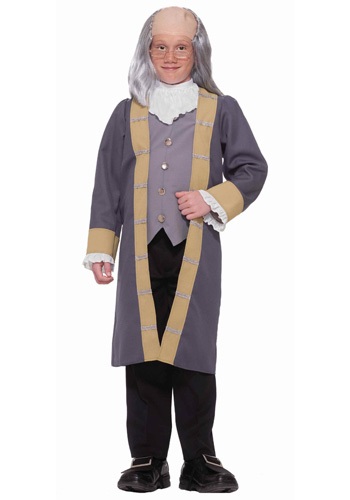 Disfraz infantil de Benjamin Franklin